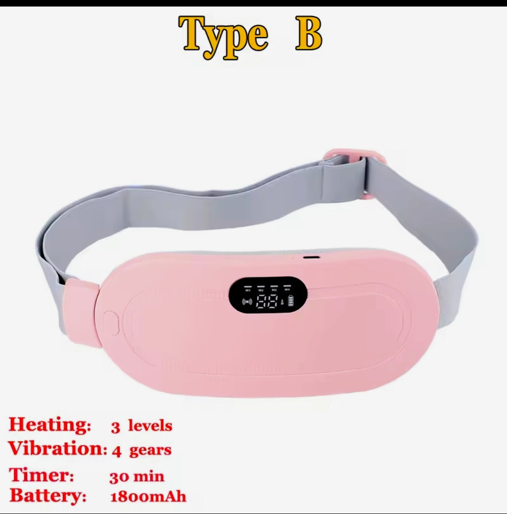CrampRelief Pro | Wireless and Portable Heat & Massage Pad for Fast Period Pain Relief