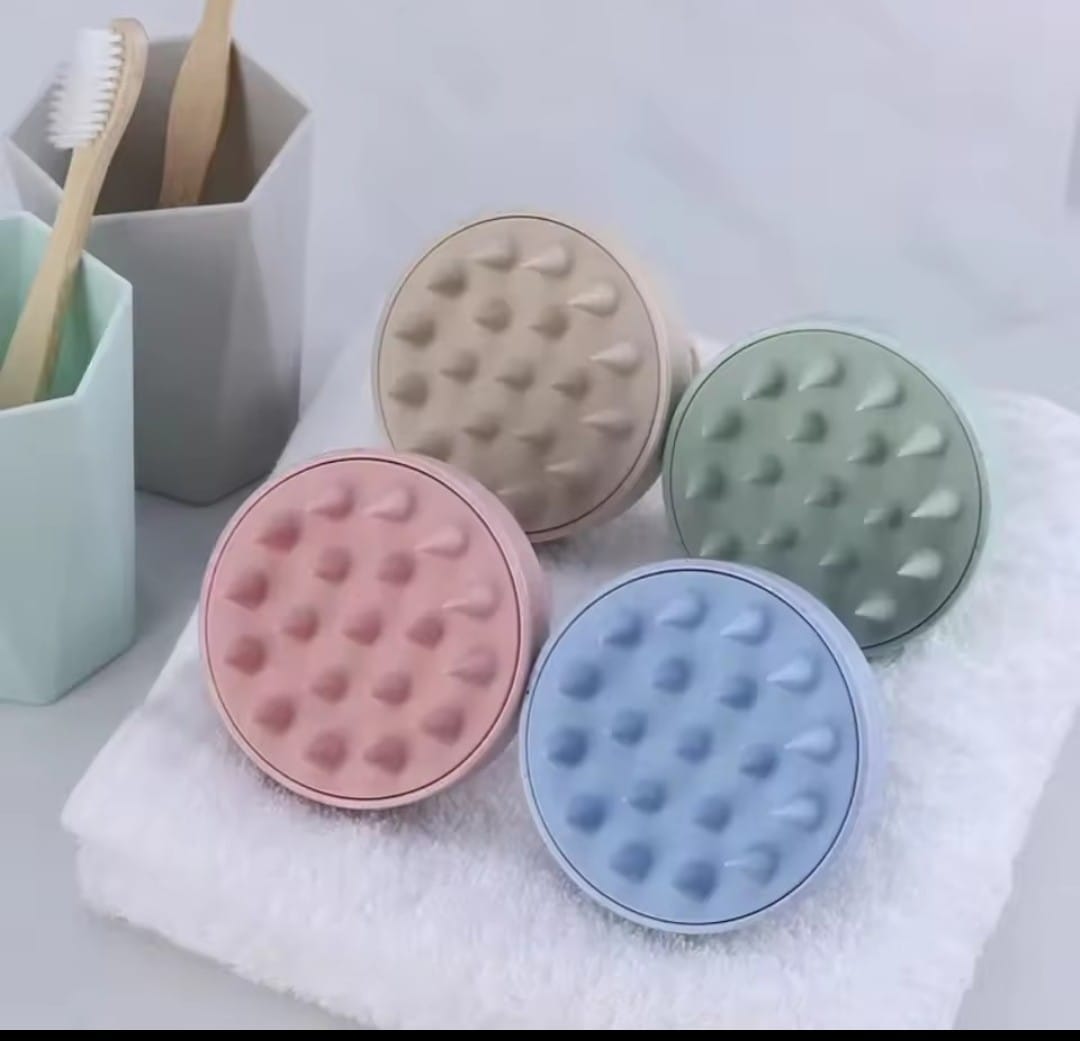 Premium Silicone Scalp Massager & Shampoo Brush for Deep Scalp Cleansing