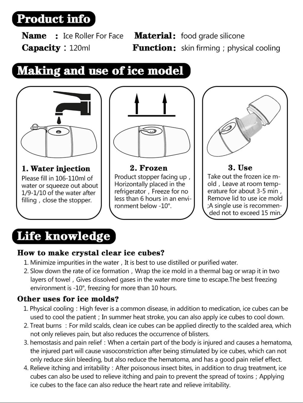 IceGlow™ DIY Facial Ice Roller